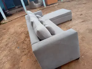 Light Gray L Form Sofa