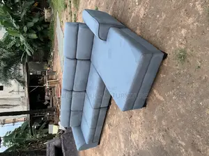 Unique Touches Gray L Form Sofa