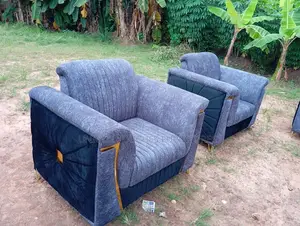 Multi Coloured Cozy Gray Sofa Set
