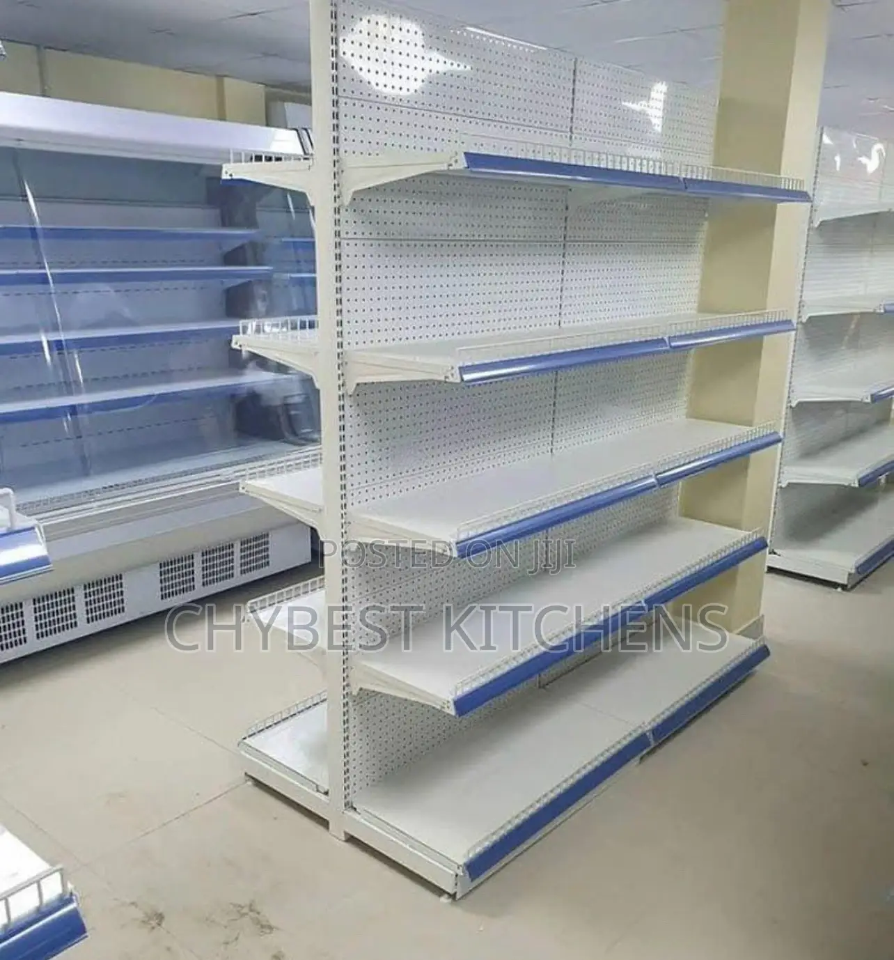 Super Market Double Shelves