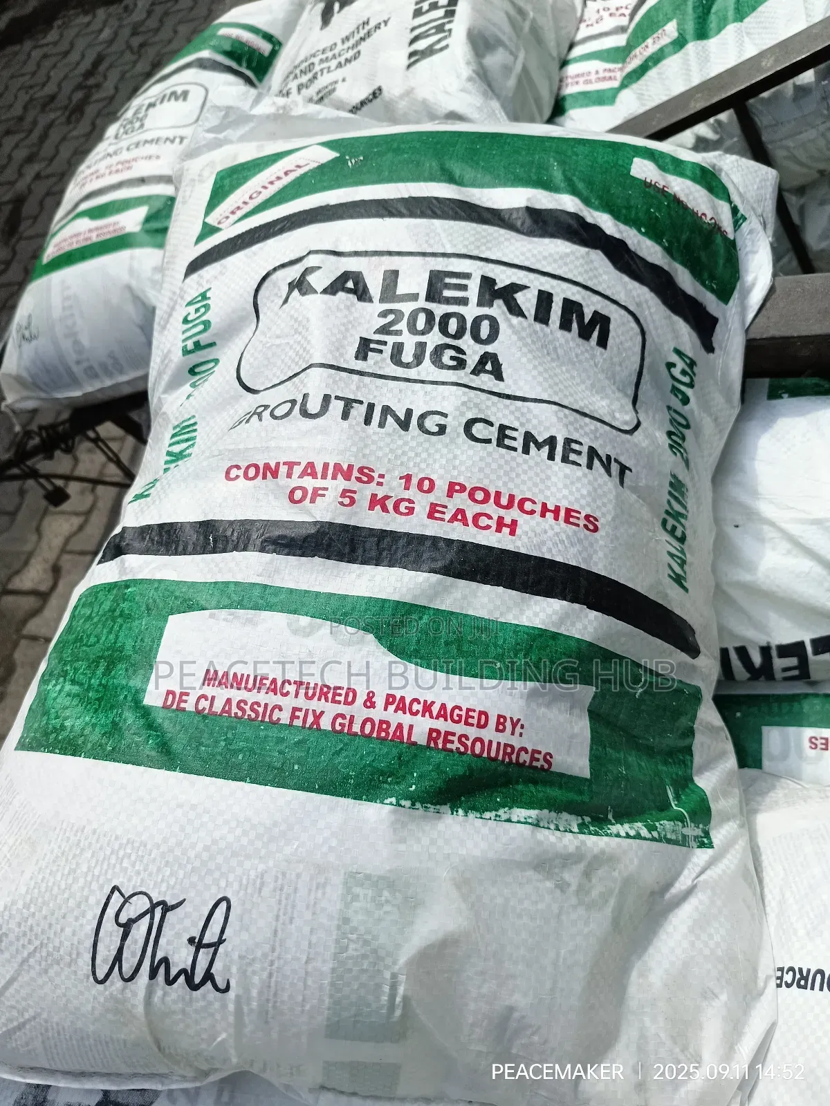 Kalekim Grouting White Cement