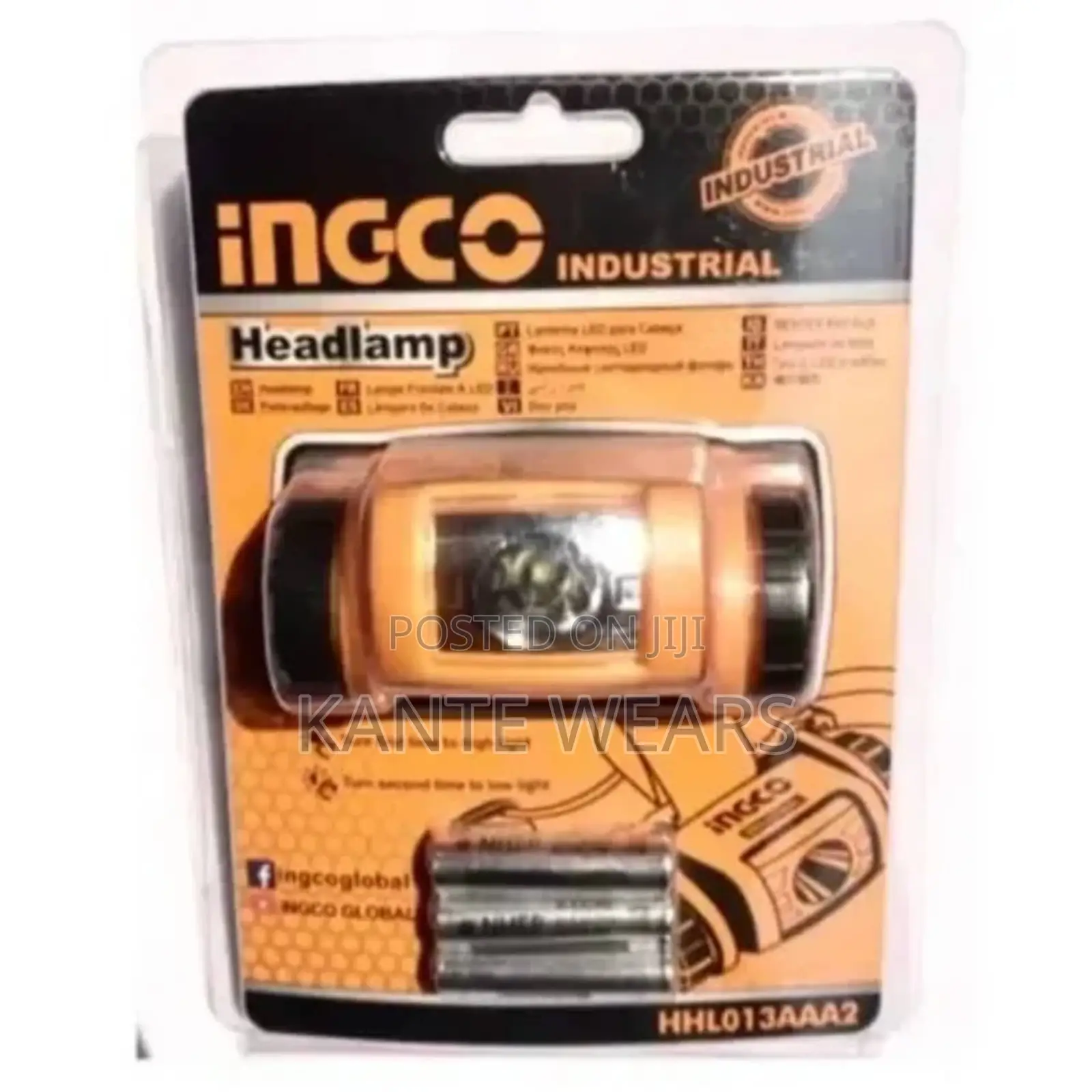 Ingco Head Lamp - 1000w