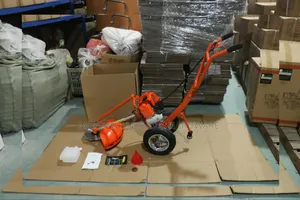 Wheel Brush Cutter, Also Known as a Wheeled Grass Trimmer or Weed Eate