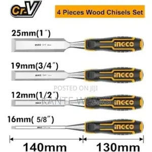 Ingco 4 Set Wood Chisel