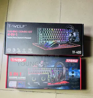 4-in-1 Usb Wired Keyboard, Mouse, Gaming Headphones, and Mouse Pad