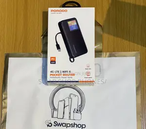 Porodo Power Bank And 4g Lte Wi-fi Designed To Suite Your Business