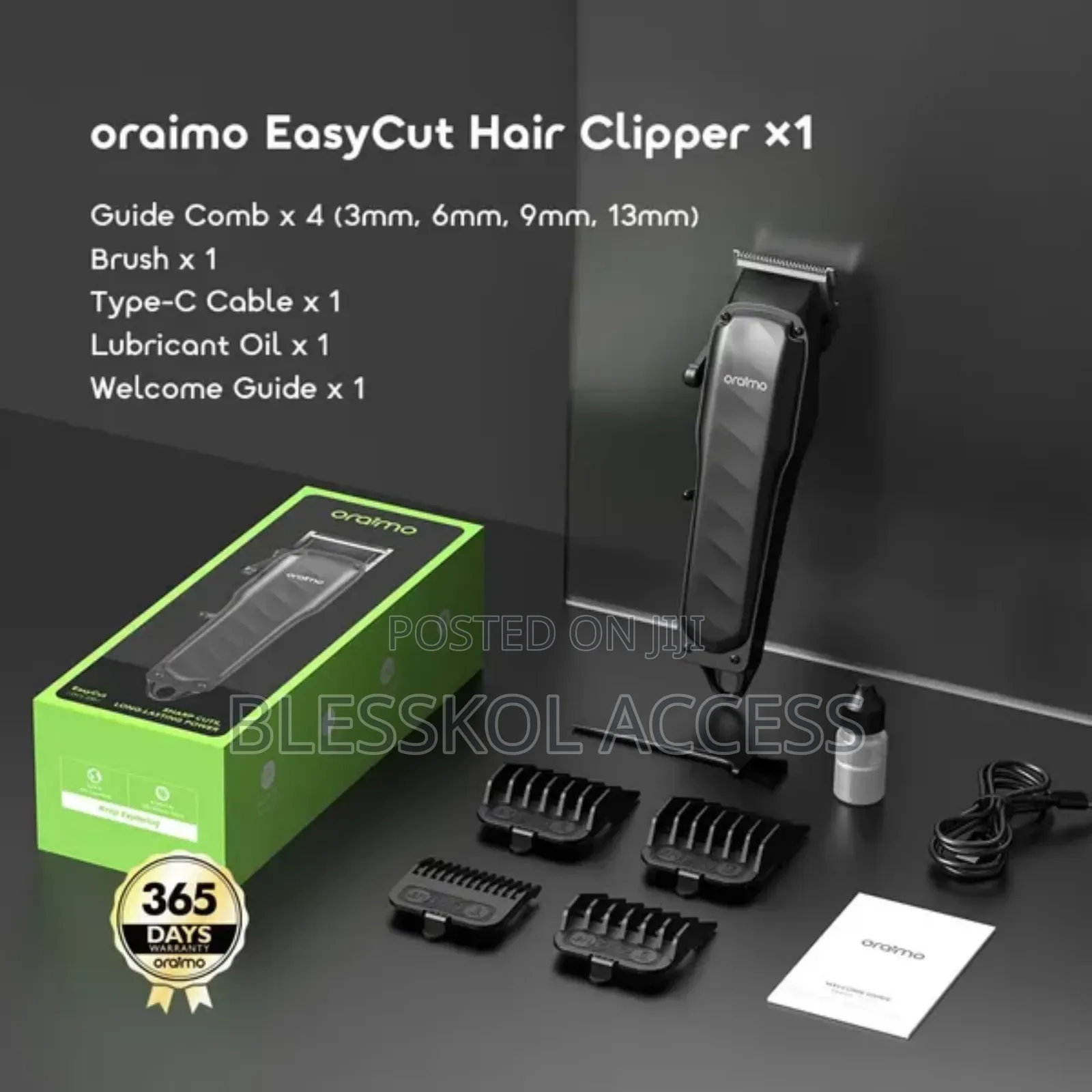 Oraimo Easycut Super Powerful Adjustable Hair Clipper