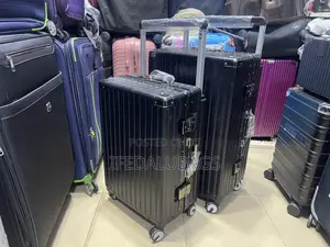 Set of Quality Aluminium Frame Wide Pole Travel Luggage