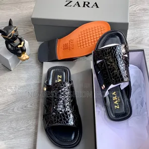 Zara Quality Leather Slippers