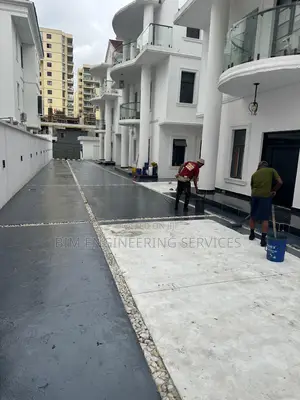 Dark Grey Paint ,Acrylic Sealent,Xylene,Raw Sealer,Colour Hardener.