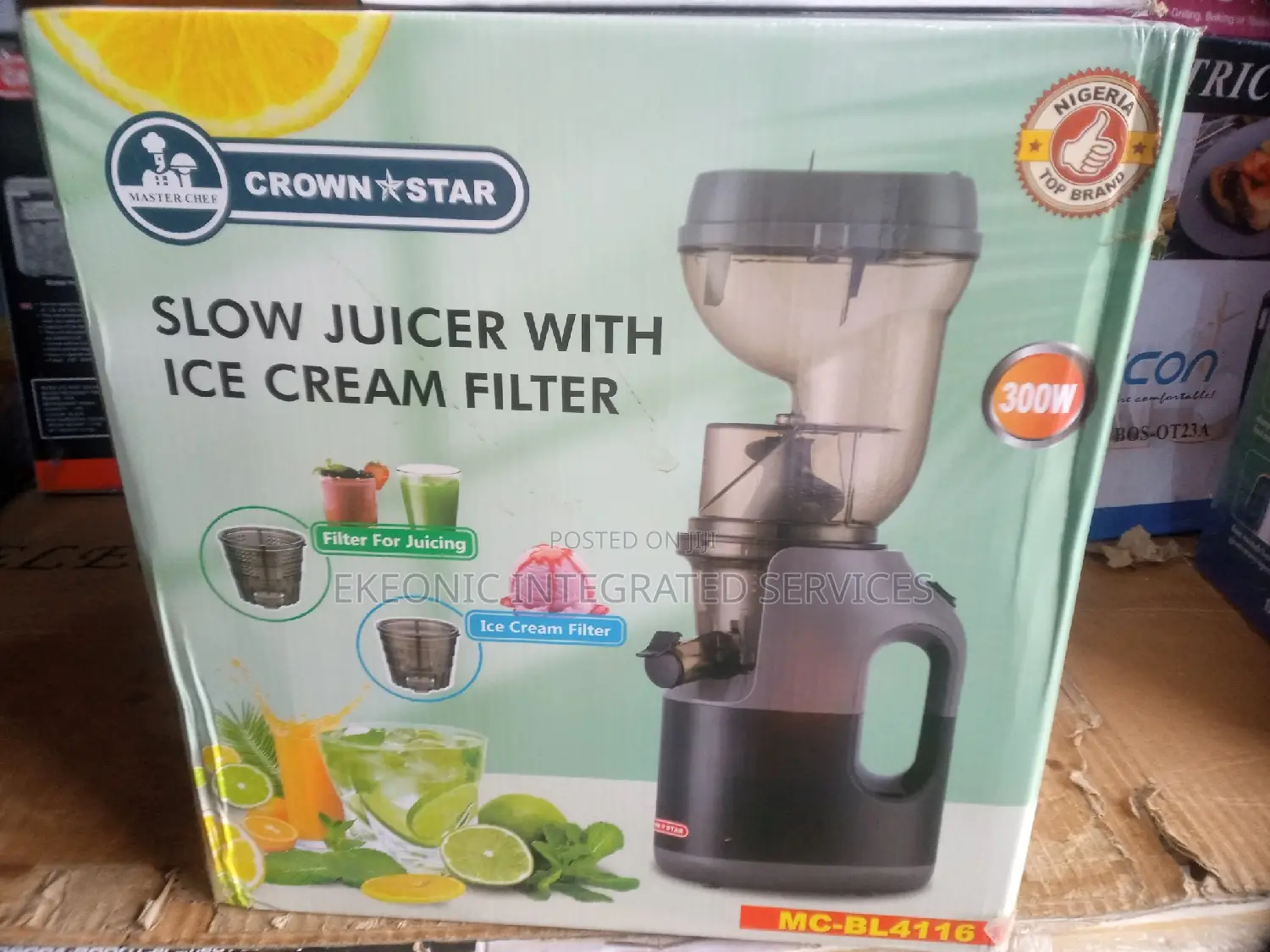 Slow Juicer With Ice Cream Filter