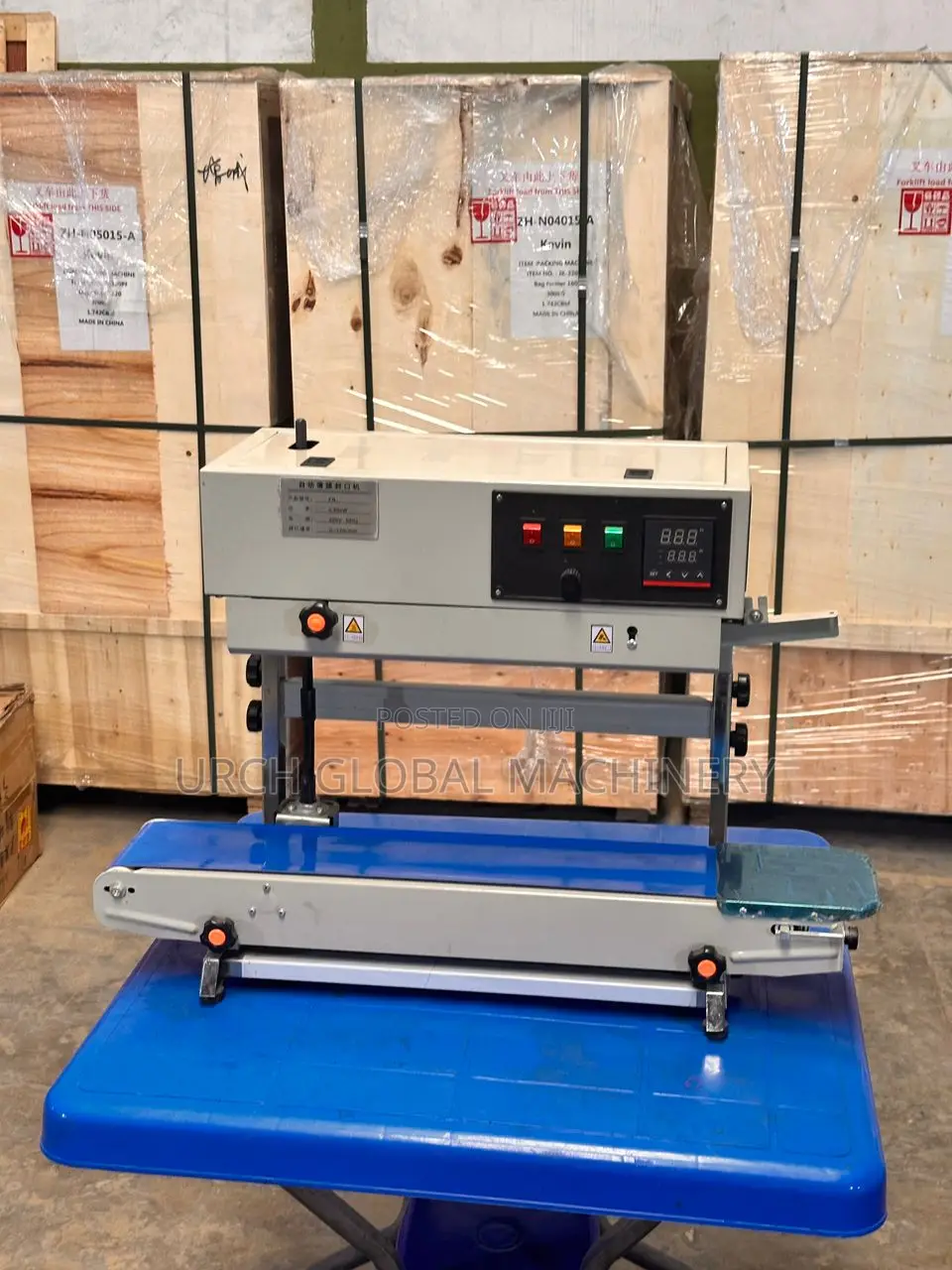 Vertical Continuous Band Sealing Machine