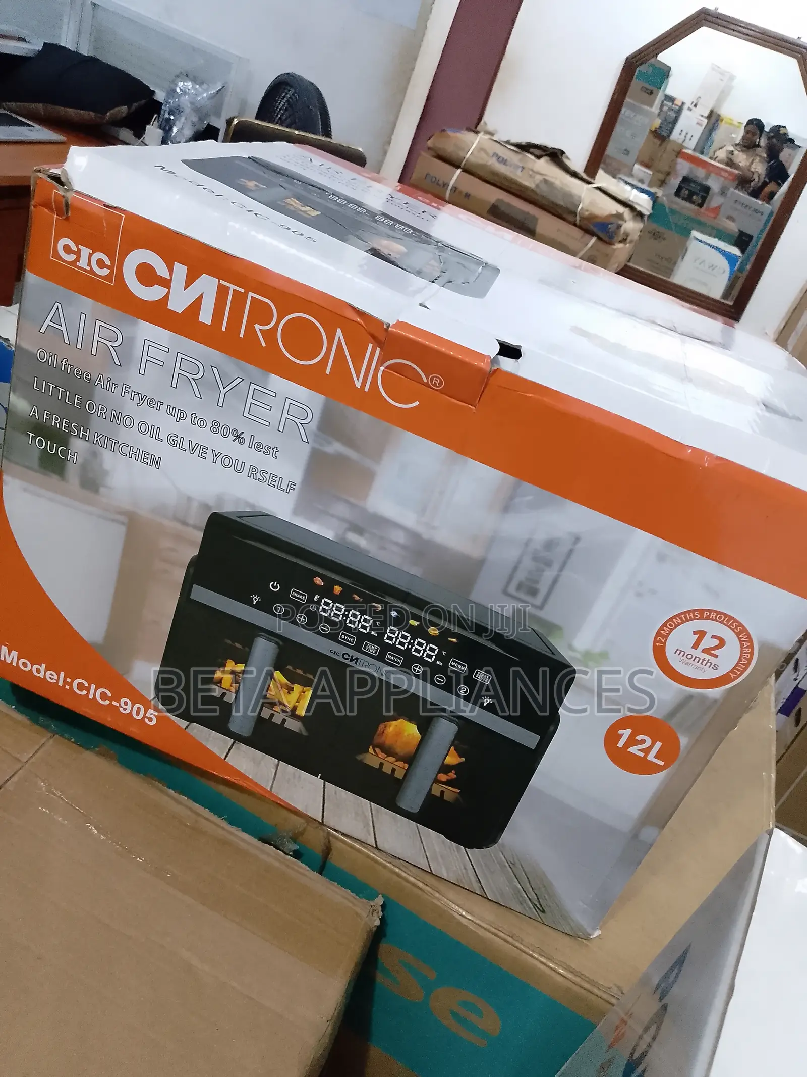 Cntronic 12l Multi-Dish Air Fryer Oven