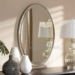 Oval Mirror Champagne
