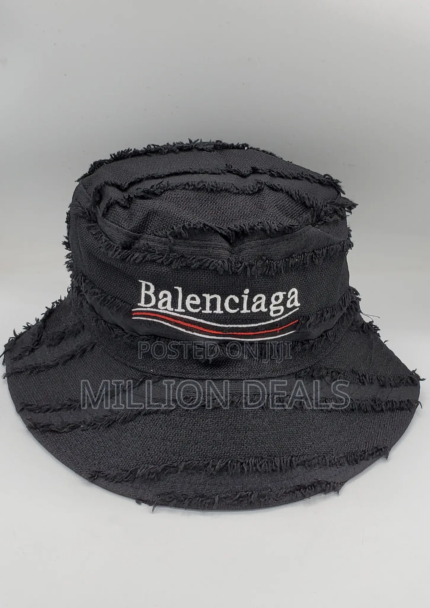 Luxe Stylish Unisex Pattern Black Bucket Beach Hat