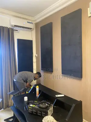 Dark Navy Blue MDF Made Acoustic Panels