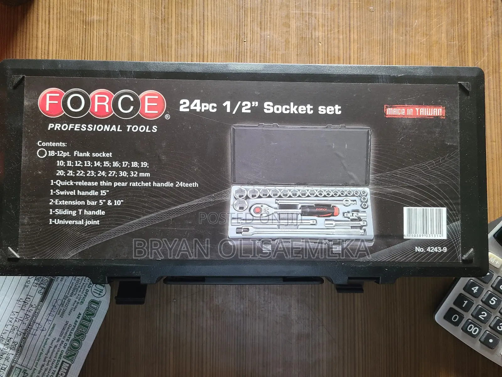 1/2" Socket Set Inches / Metric 12pts