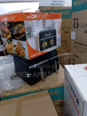 Cntronic 12l Air Fryer Oven With Stainless Steel Body