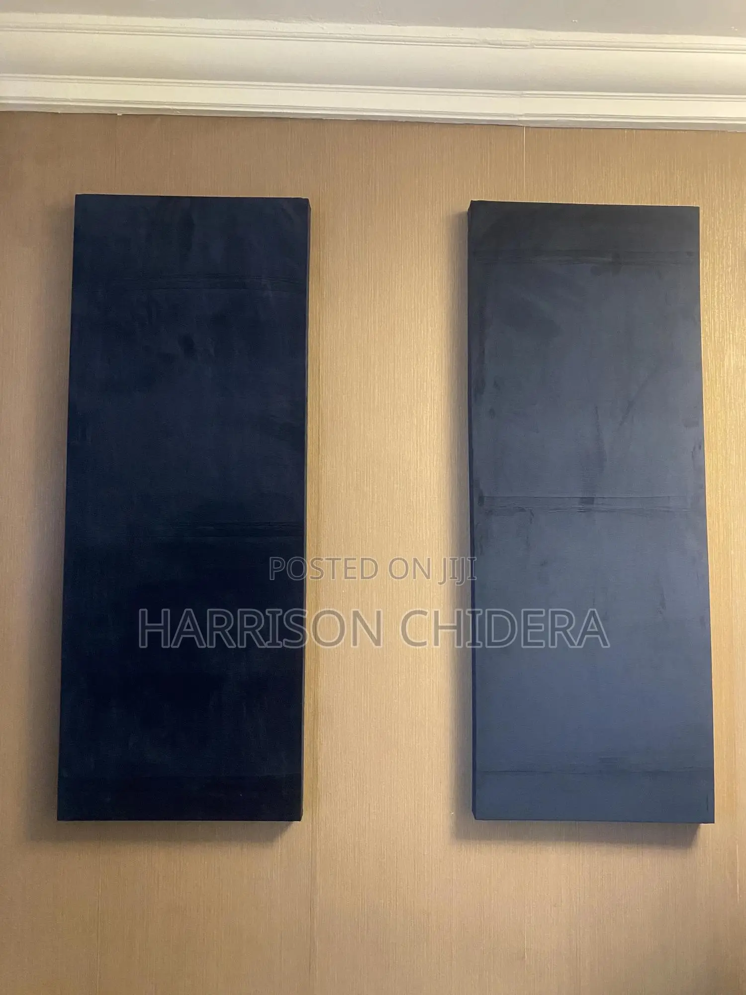 Dark Navy Blue MDF Made Acoustic Panels