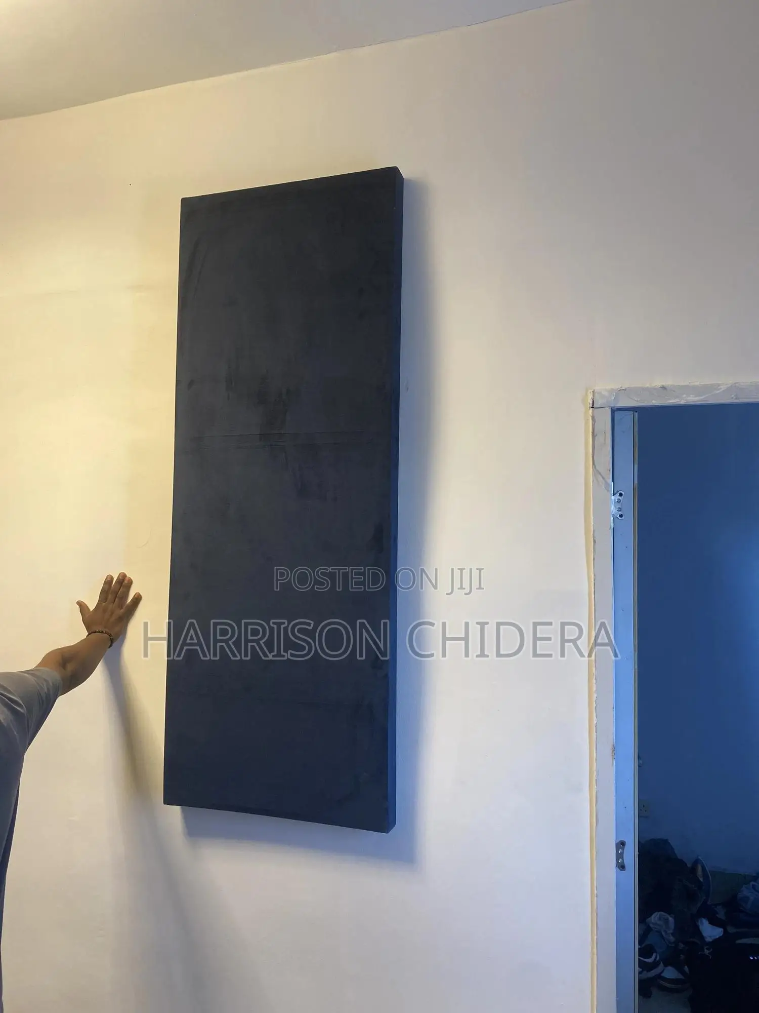 Dark Navy Blue MDF Made Acoustic Panels