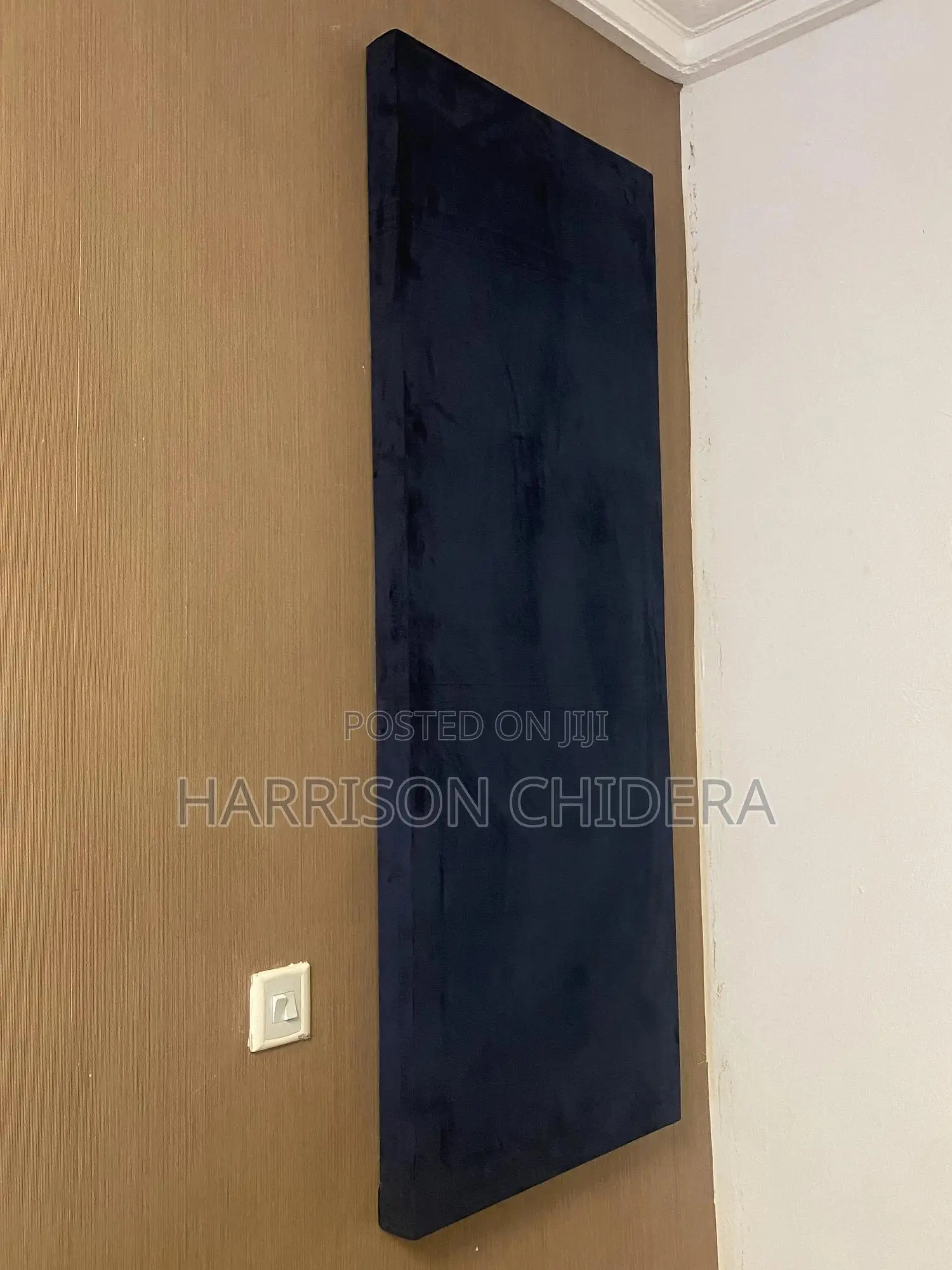 Dark Navy Blue MDF Made Acoustic Panels