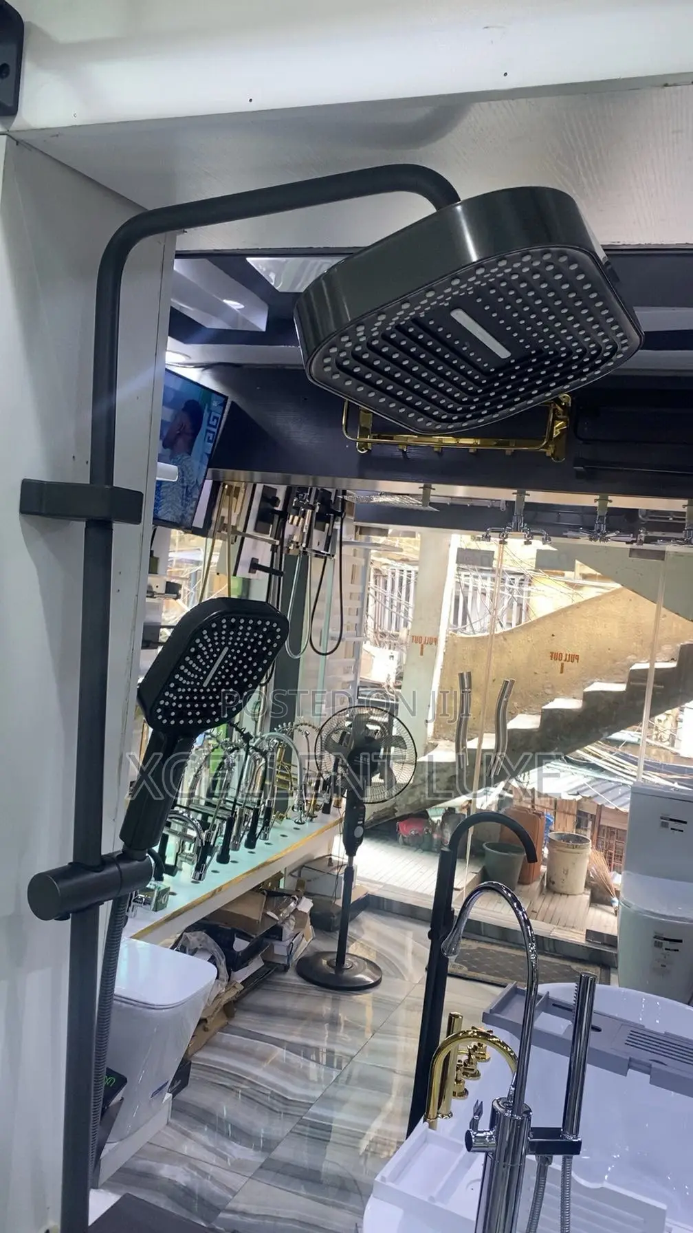 Pressure Shower Set With Digital Display