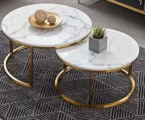 Exotic Quality Modern 2in1 Round Centre Table
