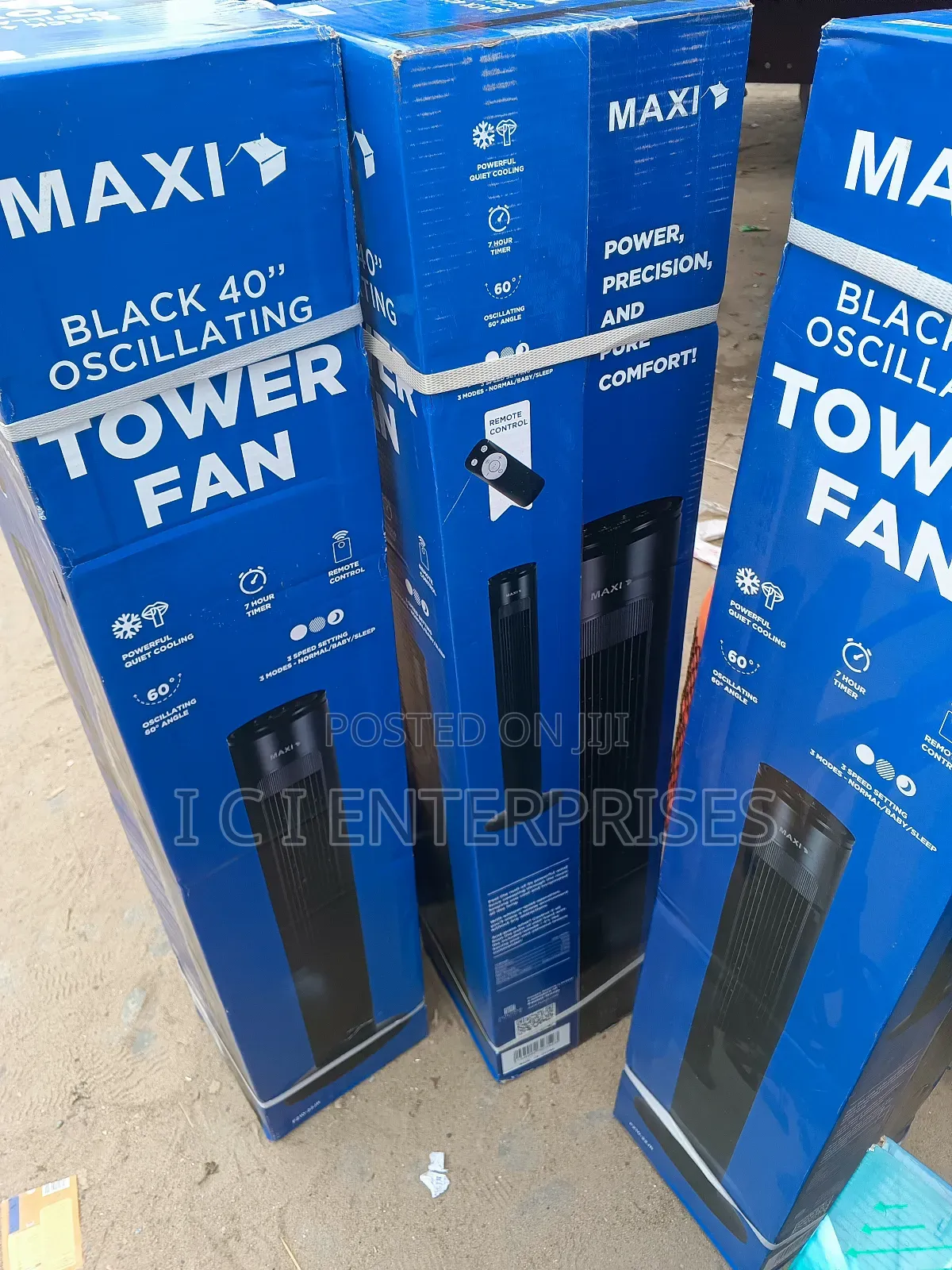 Maxi 40" Tower Fan With Remote Control