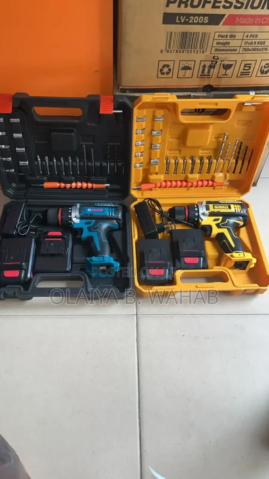 Bosch / Dewalt Cordless Drill Machine – Original Powerful