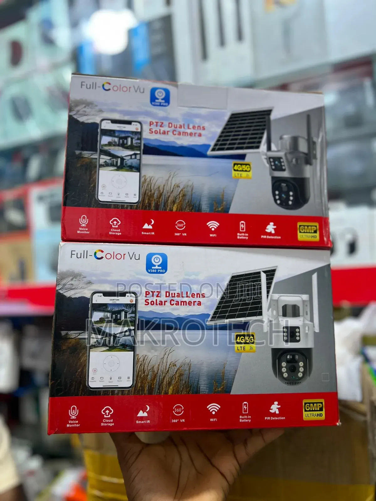 Full Color Ptz Dual Lense Solar  Camera