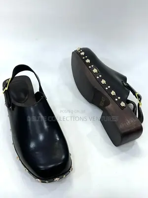 Original Versace Wooden Clogs