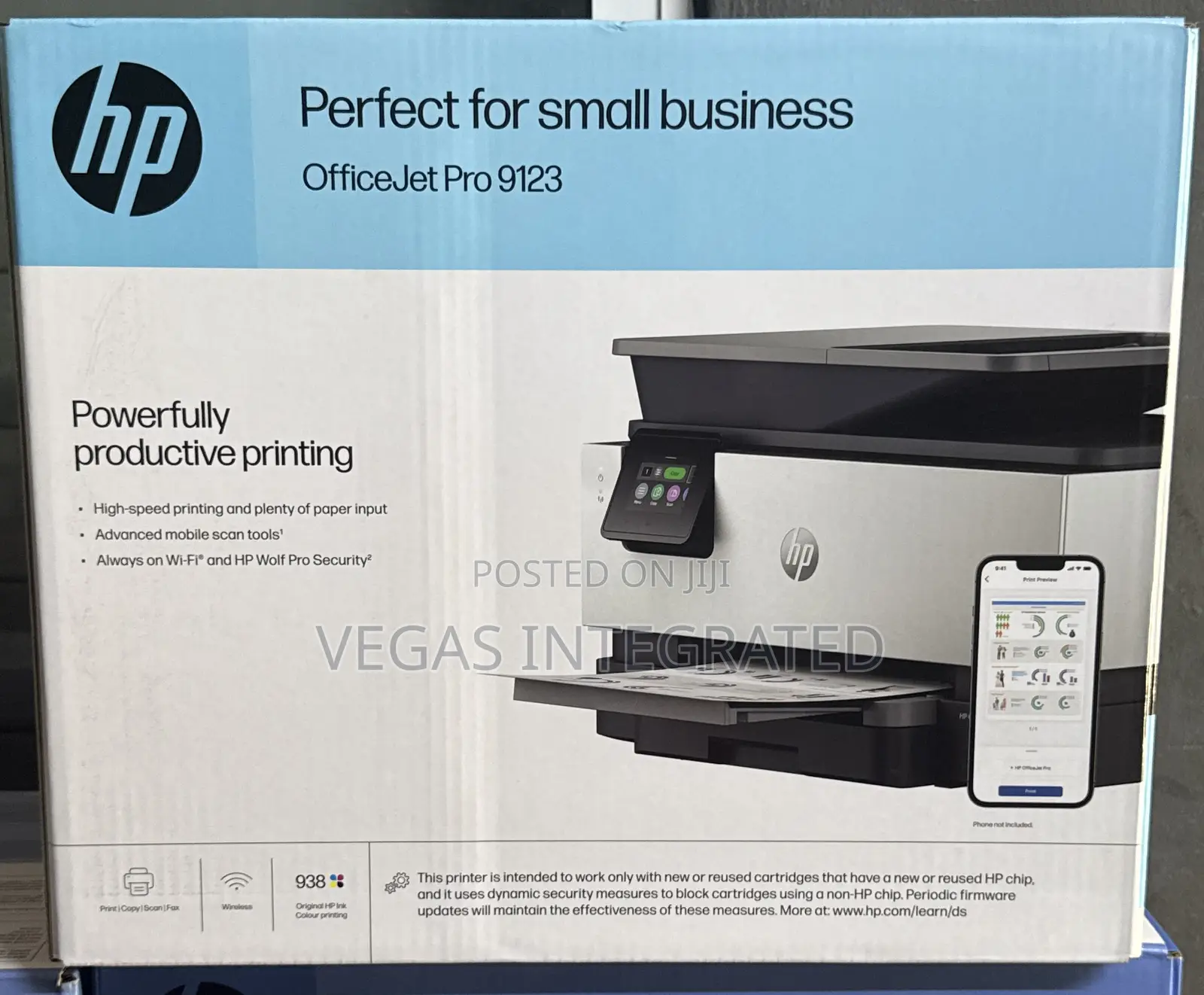 Hp Officejet Pro 9123 All-in-one Printer