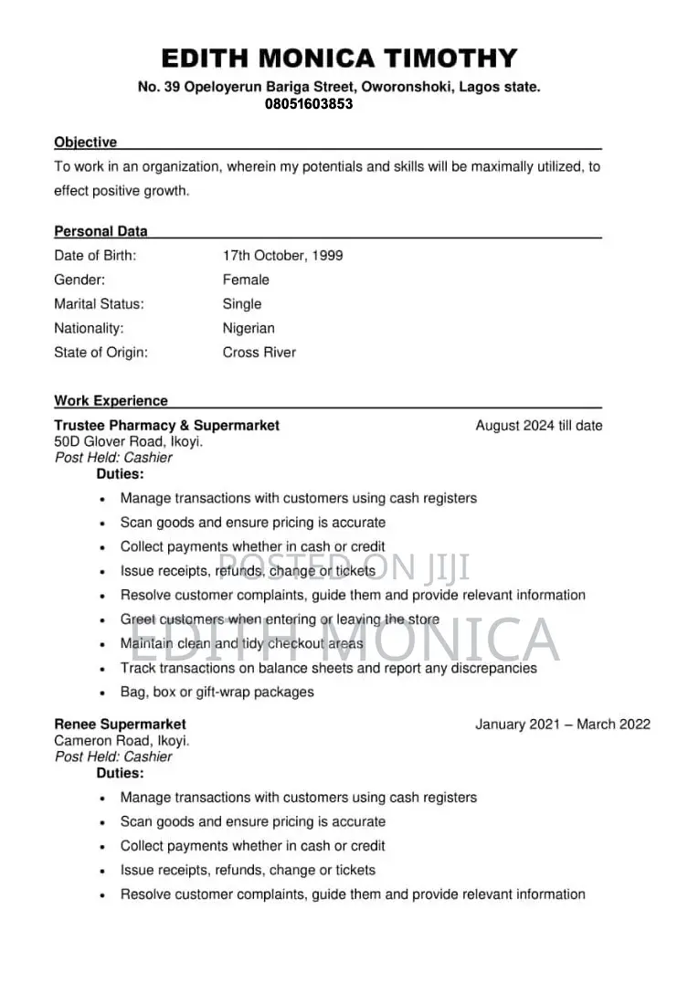 Cleaner/Office Assistant