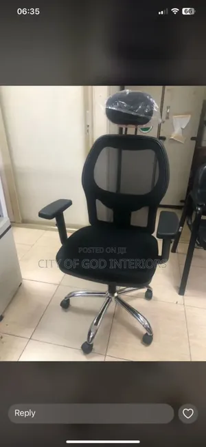 Comfort Imported Office Chair With Headrest