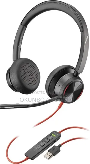 Poly - Blackwire 8225 Wired Headset With Boom Mic (Plantronics)