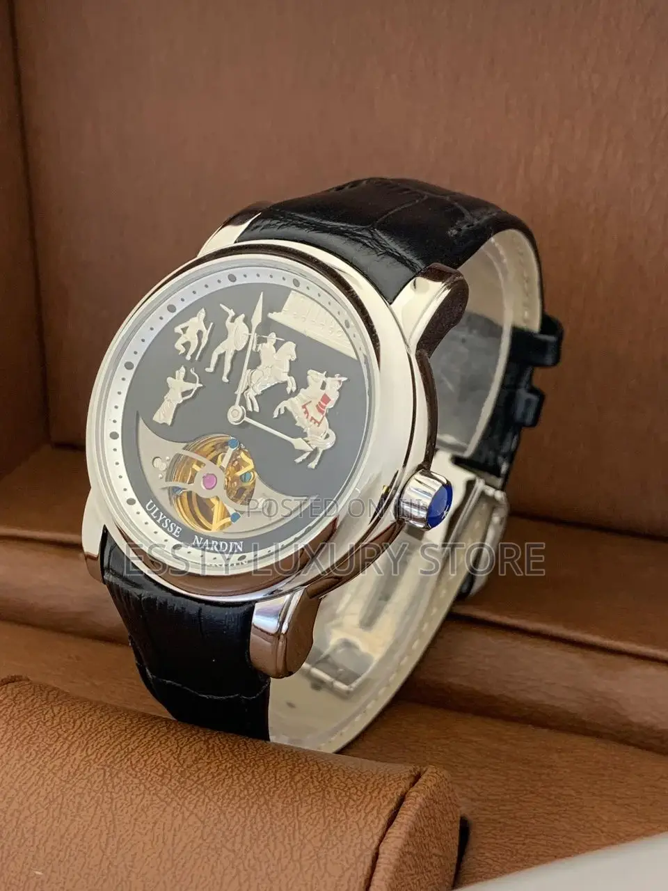 Ulysse Nardin Automatic Engine Leather Strap
