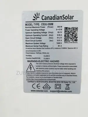 350watt Canadian Solar Panel