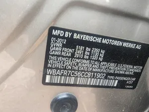 BMW 535i 2012 Gold
