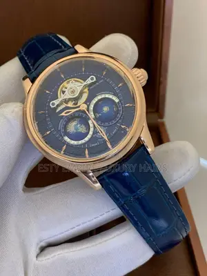 Mont Blanc Luxury Automatic Engine Leather Strap