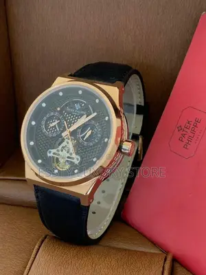 Patek Philippe Automatic Engine Leather Strap
