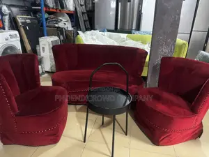 Imported 3-Set Lounge Ref Velvet Sofa Set