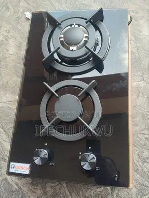 Bosch Built-in Gas Cooker Hob 2 Gas Burners Automatic  %Copper
