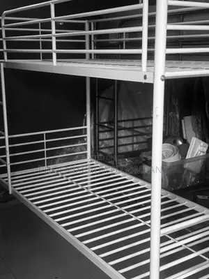 Metal 2-Bunk Bed With Ladder