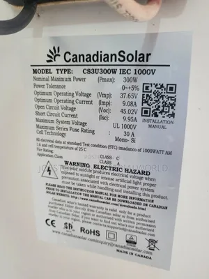 250w Canadian Solar Panel 72cells
