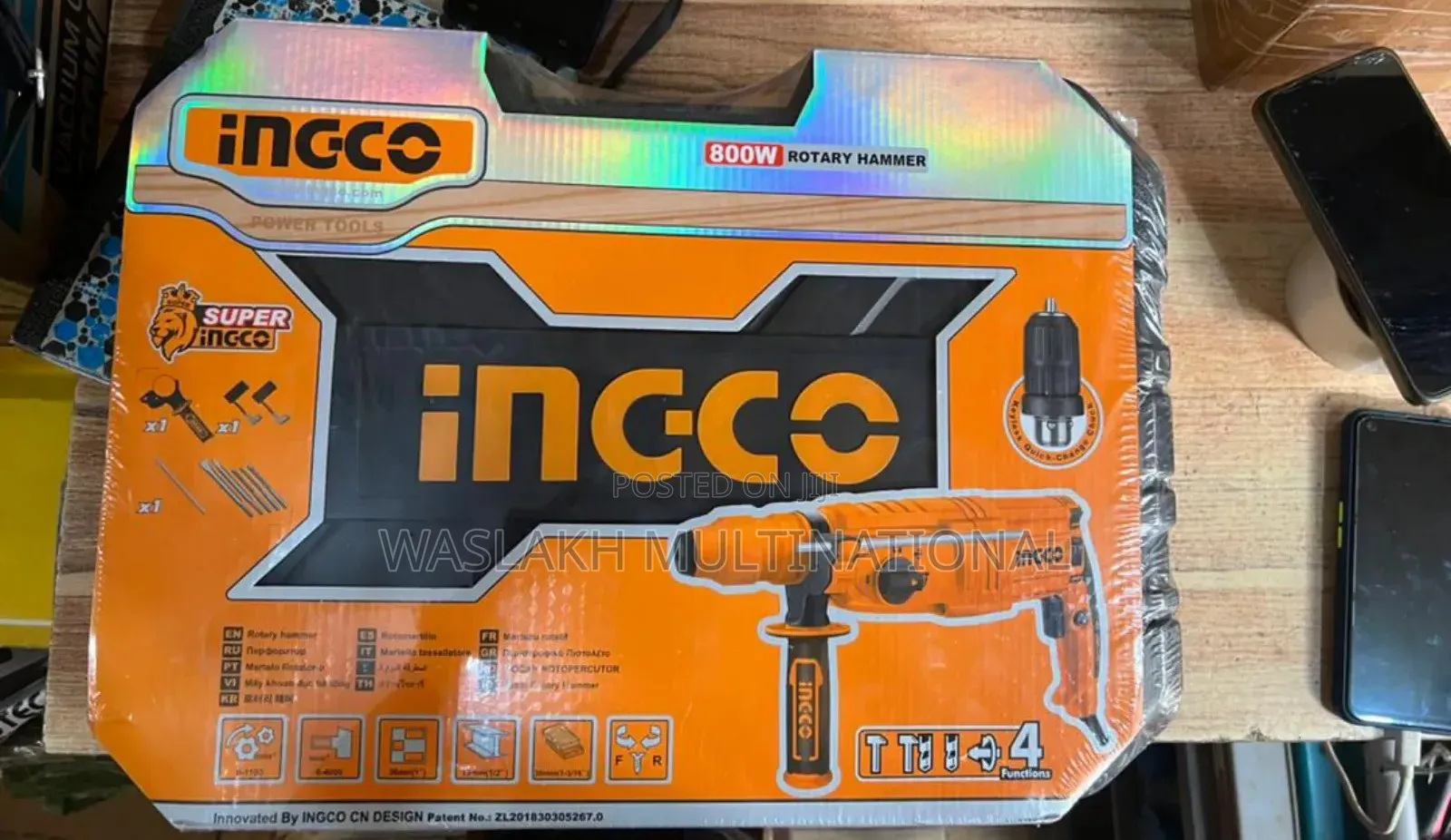 Rotary Hammer Drill 800w Double Chuck(Changeable Chuck)