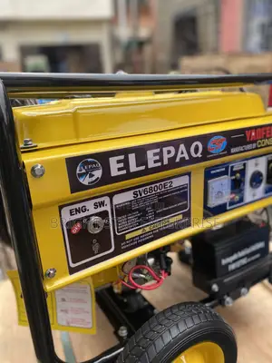 Elepaq Generator Sv6800 4.5kva 100%Copper With Warranty