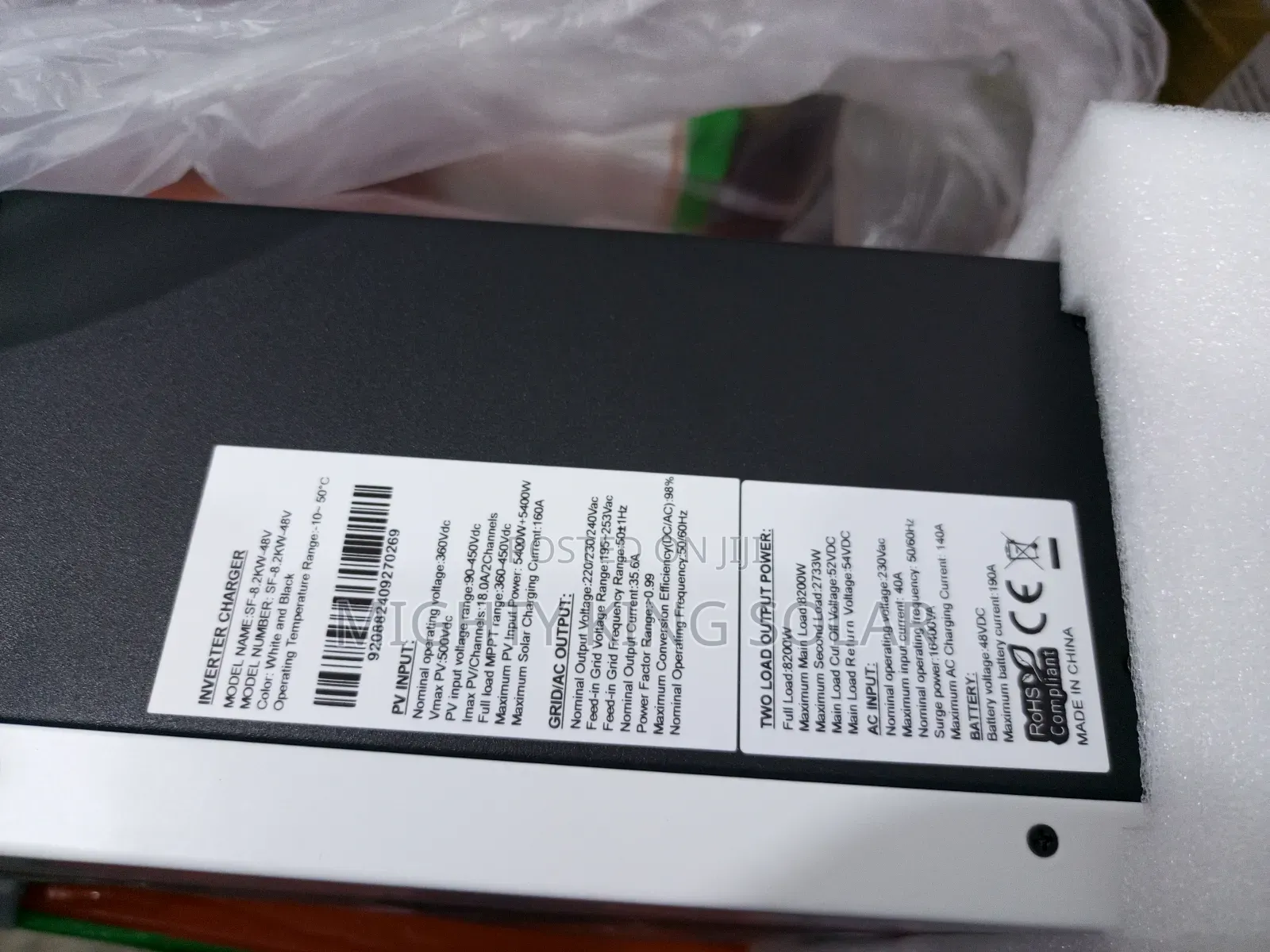 8.2kva Crystal Plus Hybrid Inverter 48v