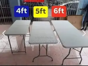 Quality Imported Designs Strong Plastic Folding Table 4ft