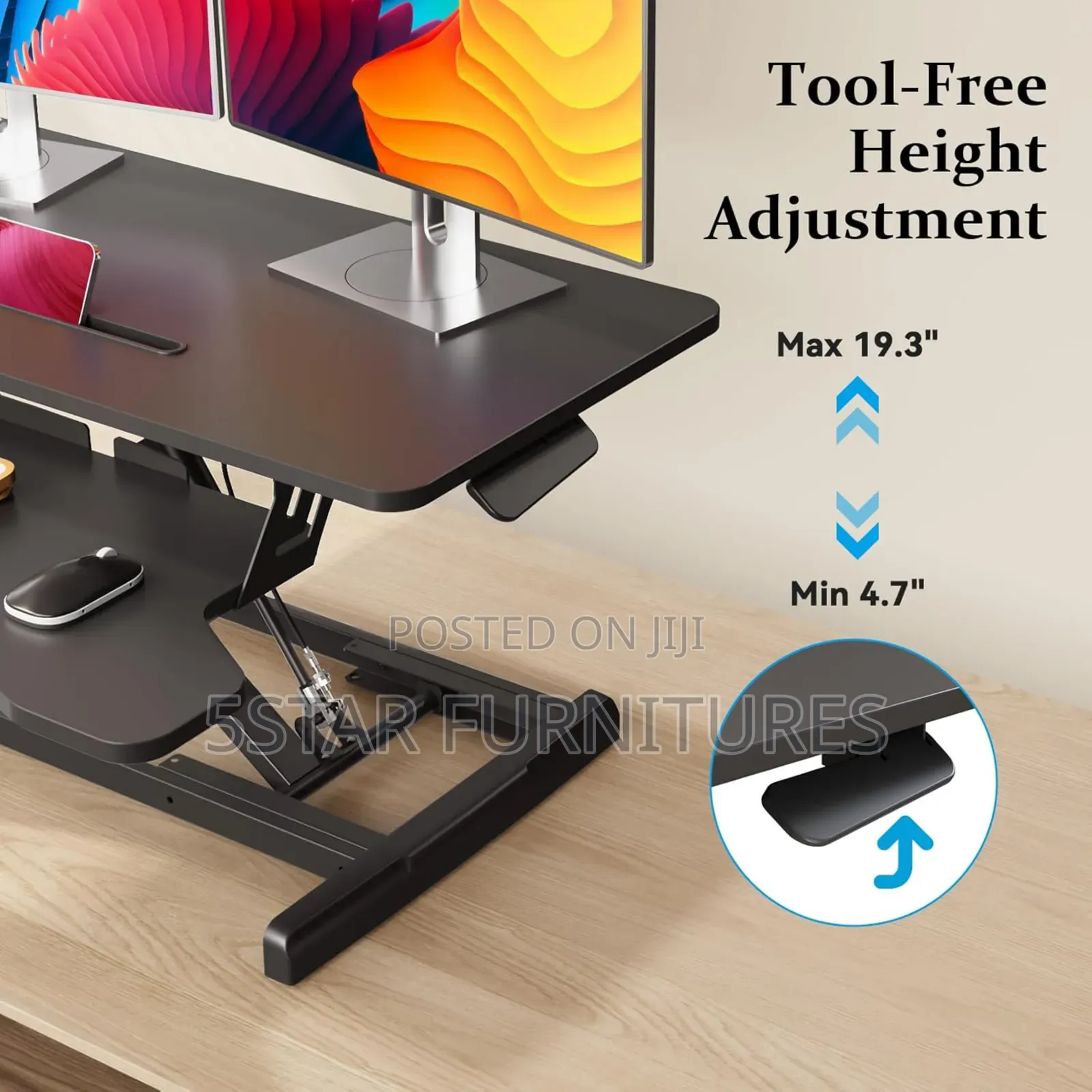 Stand Up Desk Riser Computer Workstation for Home Office