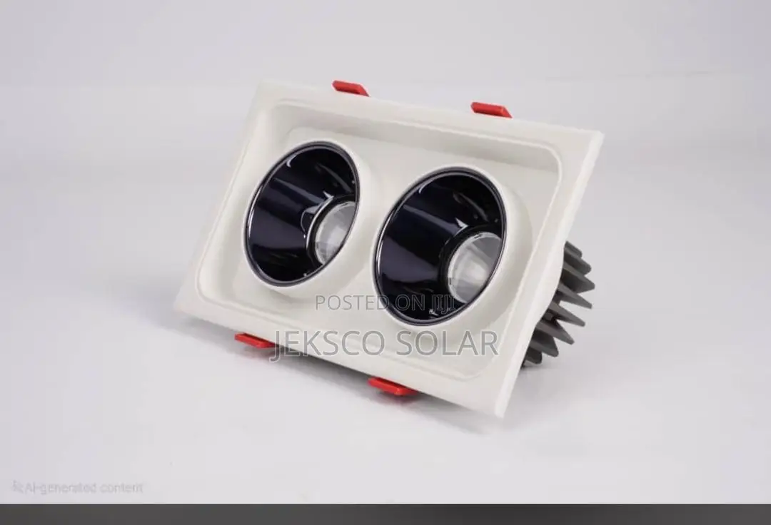 Square Dual Cob Dimmable Led Sportlight